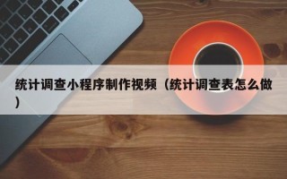 固原统计调查小程序制作视频（统计调查表怎么做）