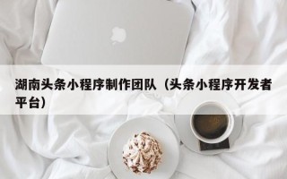 固原湖南头条小程序制作团队（头条小程序开发者平台）